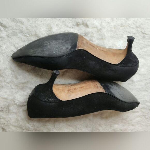 MANOLO BLAHNIK BB Suede Pointed Pump Size 36 - Picture 8 of 10